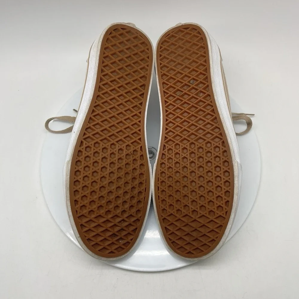 Vans Sneakers Mens 8.5 Old Skool Low Top Skate Tan Causal Shoes 500714‎